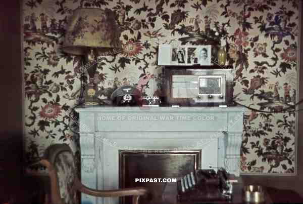 Living room of a Wehrmacht officer, Germany 1940