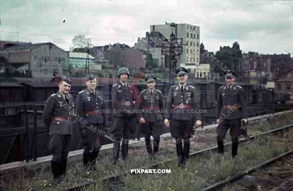 Luftwaffe Field Division 2nd Lufllotte in Etterbeek/ Brussels, Belgium 1941