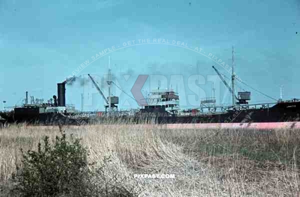 Luftwaffe Flak Bordeaux France 1941 Flak Regiments 45, 1. Batterie gemischte Flak Abteilung 923, L.35139,harbour ship