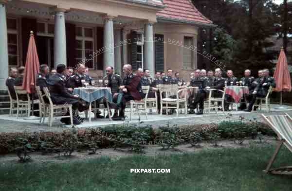 Luftwaffe officers at a restaurant in Bad Saarow, Germany 1939