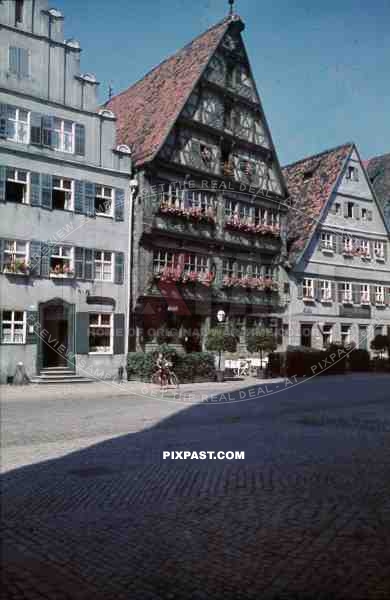 market place in Dinkelsbuhl, Germany 1939