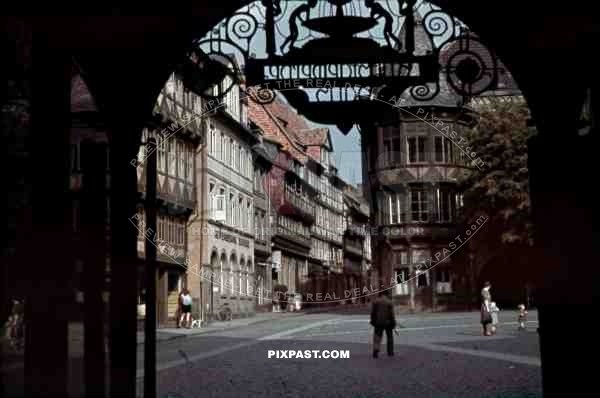 market place in Hildesheim, Germany ~1939