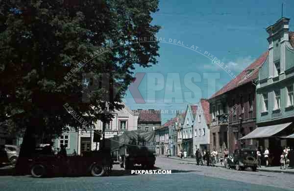 market place in MorÄ…g, Poland 1940