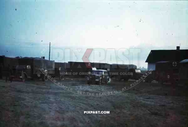 Medical Ambulance Unit, Heavy Artillery Abteilung (Battalion) 711 (motorized), Russian Front, 1942, Army Group Centre