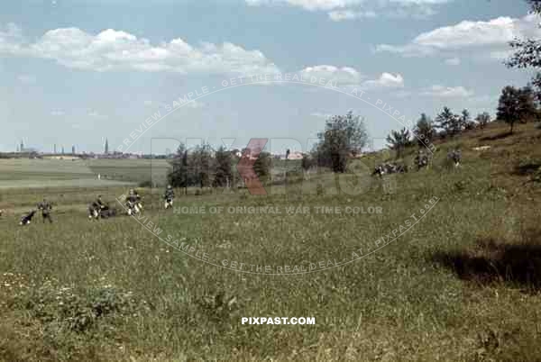 Military exercise near Bautzen, Germany 1939