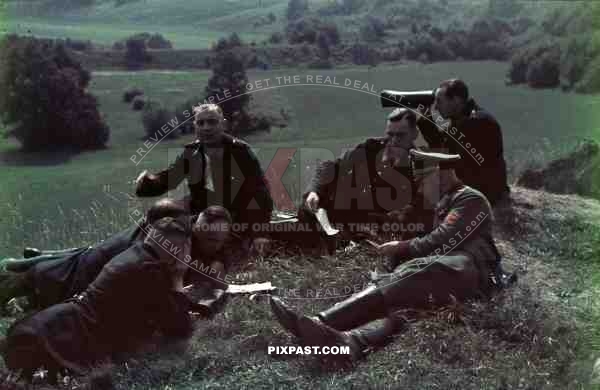 Military Field Police training with map reading. rest summer 1939. Bremen.