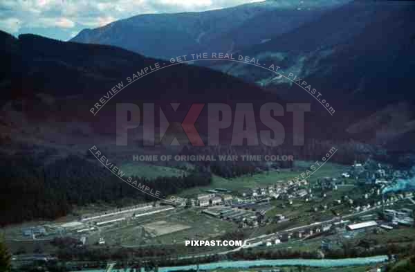 mountain trooper barracks in Landeck, Austria 1941, Pontlatz Kaserne