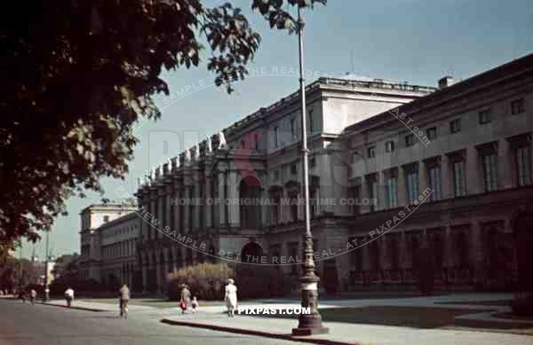 Munchner Residenz and Hofgarten. Germany 1937