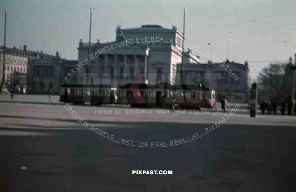 Neues Theater at the Augustusplatz in Leipzig, Germany 1940