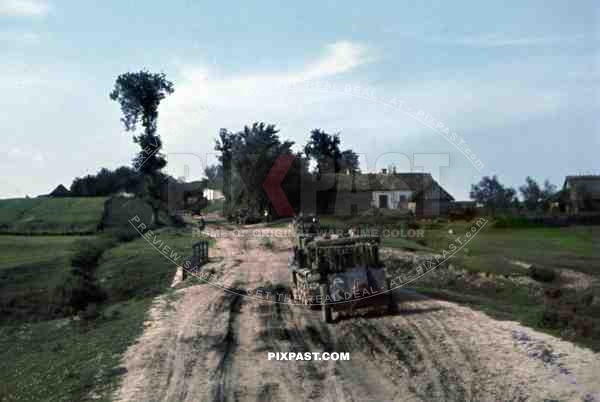 On the way to Riwne in the area of Dubno-Lutsk-Brody, Ukraine 1941