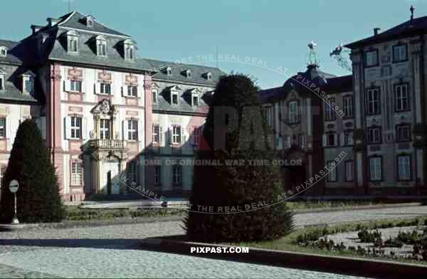 Palace Bruchsal, Bruchsal, Baden Wurttemberg, Germany, 1941, 22nd Panzer Division,