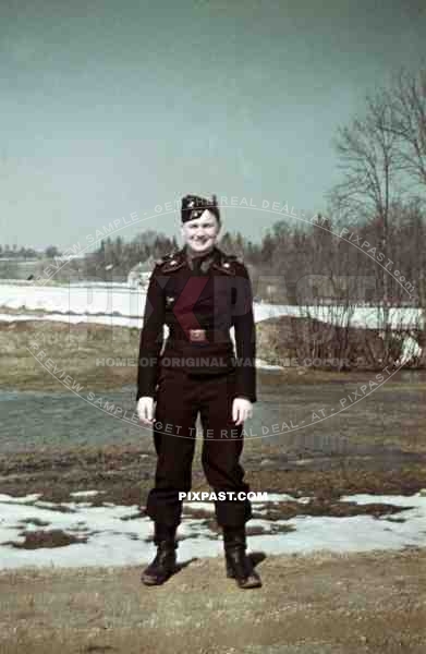 Panzer-Regiment 33, Uniform, Helmet, Portrait, Pz.Rgt.Conze, later becoming, 9.Pz.Div, Kaserne, Germany 1941