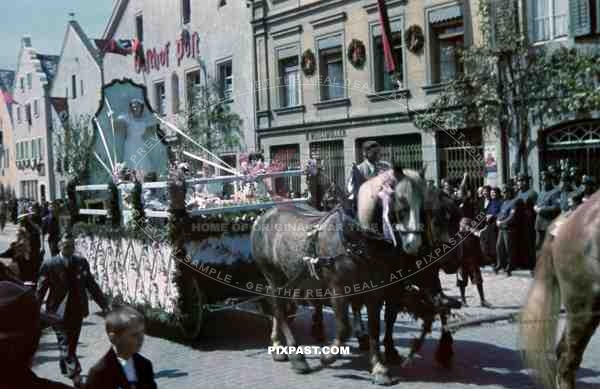 Parade at the Ludwigsplatz in Kelheim, Germany 1939