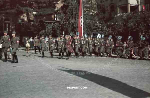 parade during the Heimatfest in Waldheim, Germany 1939