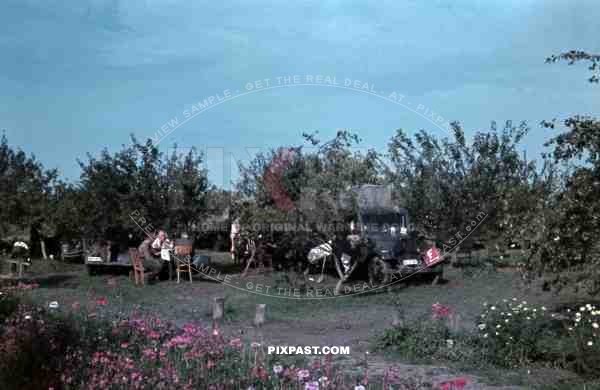 Parkplatz Radomsche, Ukraine, 1941, 94. Infantry Division, Swords, Meissen, Signal corp, Funk,