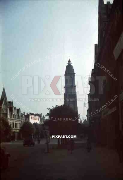 Place Aristide Briand in Cambrai, France 1940