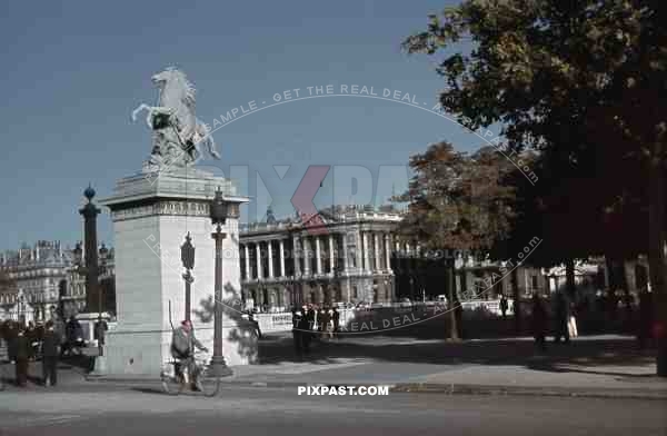 Place de la Concorde in Paris, France 1940