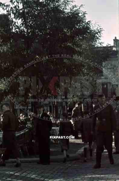 Place du Tertre in Paris, France ~1940