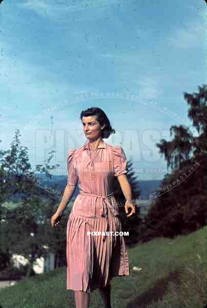 portrait of a young lady in Freiburg ,Germany 1939