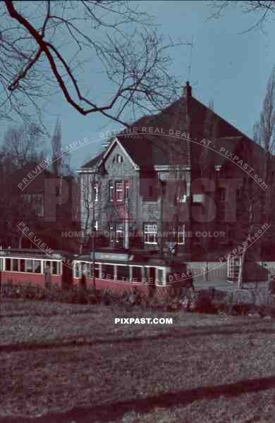 PreuÃŸenstraÃŸe near VÃ¶lkerschlachtdenkmal, Leipzig, Germany 1941