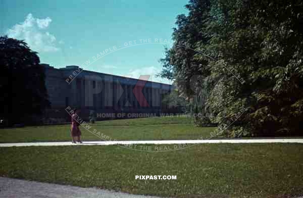 Rear view of Haus der Kunst in Munich, Germany 1937