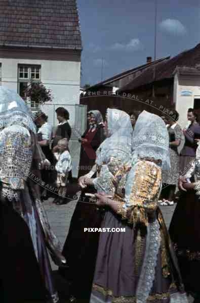 religious parade in Stefanikova, Slovakia ~1942