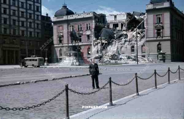 Republic Square in Belgrade, Serbia 1941