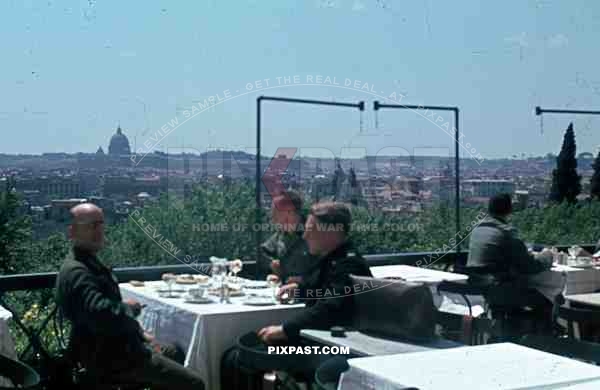 restaurant on the Monte Pincio in Rome, Italy