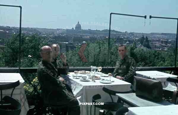 restaurant on the Monte Pincio in Rome, Italy