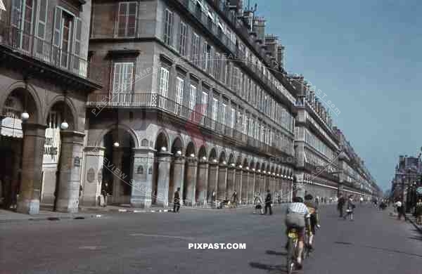 Rivoli St. in Paris, France 1940