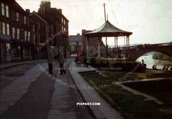 Severn Side Street in Bewdley, England ~1944