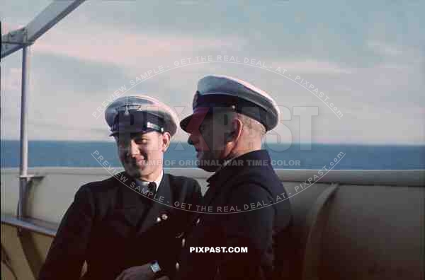 Ship Captain of the KDF Cruiser MV Wilhelm Gustloff, 1939, Leaving Hamburg Harbour.