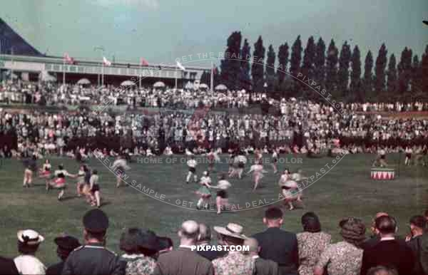 show event at the Sommergarten of the Messe Berlin, Germany 1940