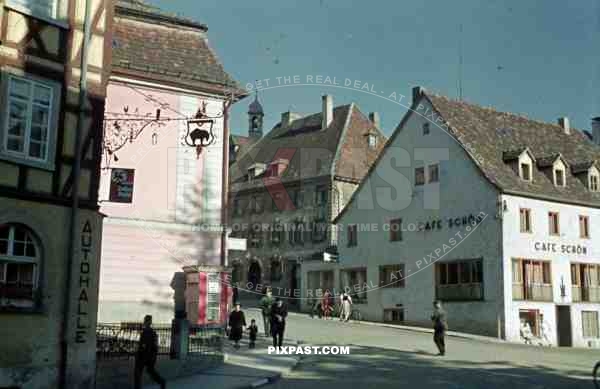 Sigmaringen Cafe Schon 1936, telephone box