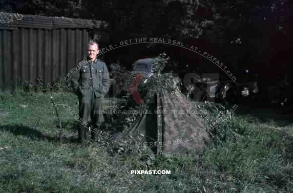 soldier truck zeltban camp france 1940