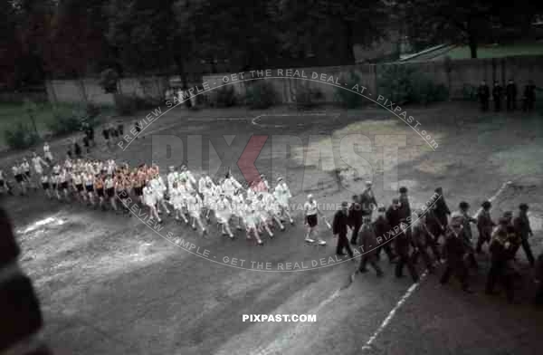 Sports presentation in Waldniel, Germany ~1940