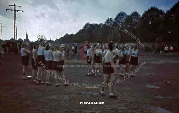 Sports presentation in Waldniel, Germany ~1940