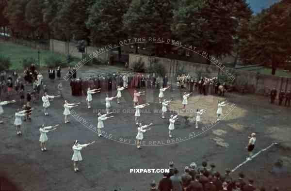 Sports presentation in Waldniel, Germany ~1940