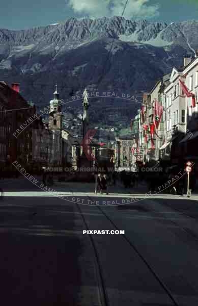 St Annas Column, Maria-Theresien-Strasse, Innsbruck, Austria 1939