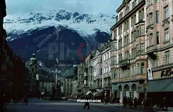 St Annas Column, Maria-Theresien-Strasse, Innsbruck, Austria 1939