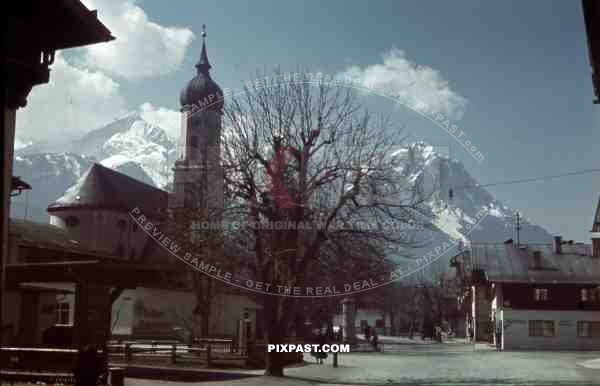 St. Martin church in Garmisch-Partenkirchen, Germany ~1941