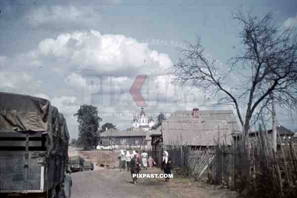 St. Mary church in Demidow, Russia ~1943