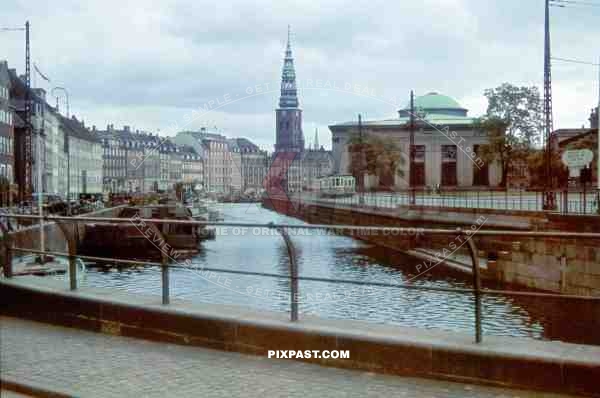 St Nicholas Church, Copenhagen Denmark 1938. Thorvaldsens Museum. Christiansborg Slotskirke.Stormbroen Nationalmuseet