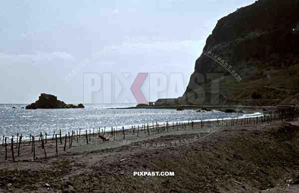 Sudak Bay below the genoese fortress in Crimea 1942