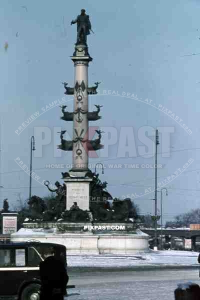 Tegetthoff Denkmal Monument from Carl Kundmann, Vienna, Austria 1941