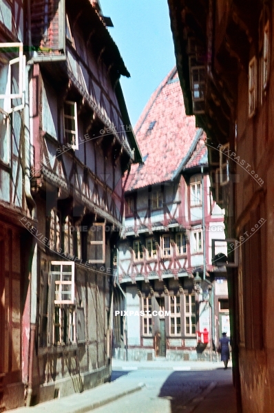 The Old Town of Braunschweig Brunswick in Lower Saxony Germany 1938