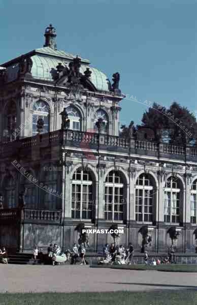 The Zwinger in Dresden, Germany 1940