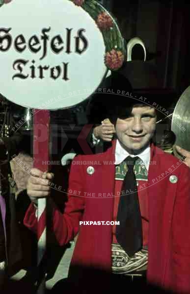 town festival in Seefeld/Tirol, Austria 1940