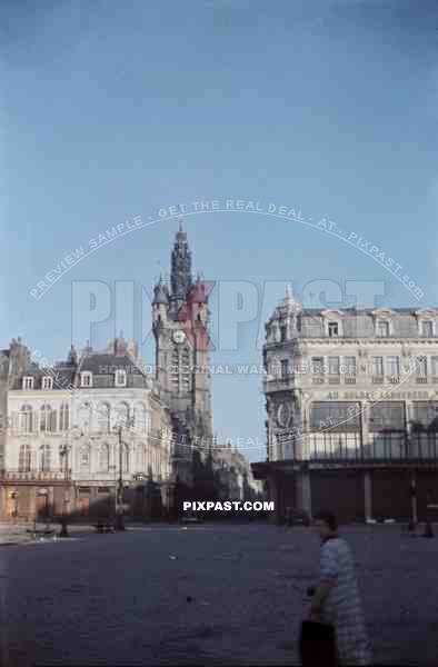 Townhall at the Hauts-de-France in Douai, France 1940