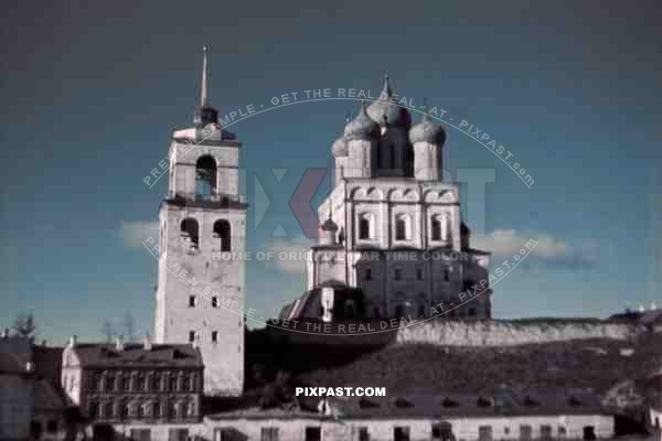 Trinity Cathedral in Pskov, Russia 1941